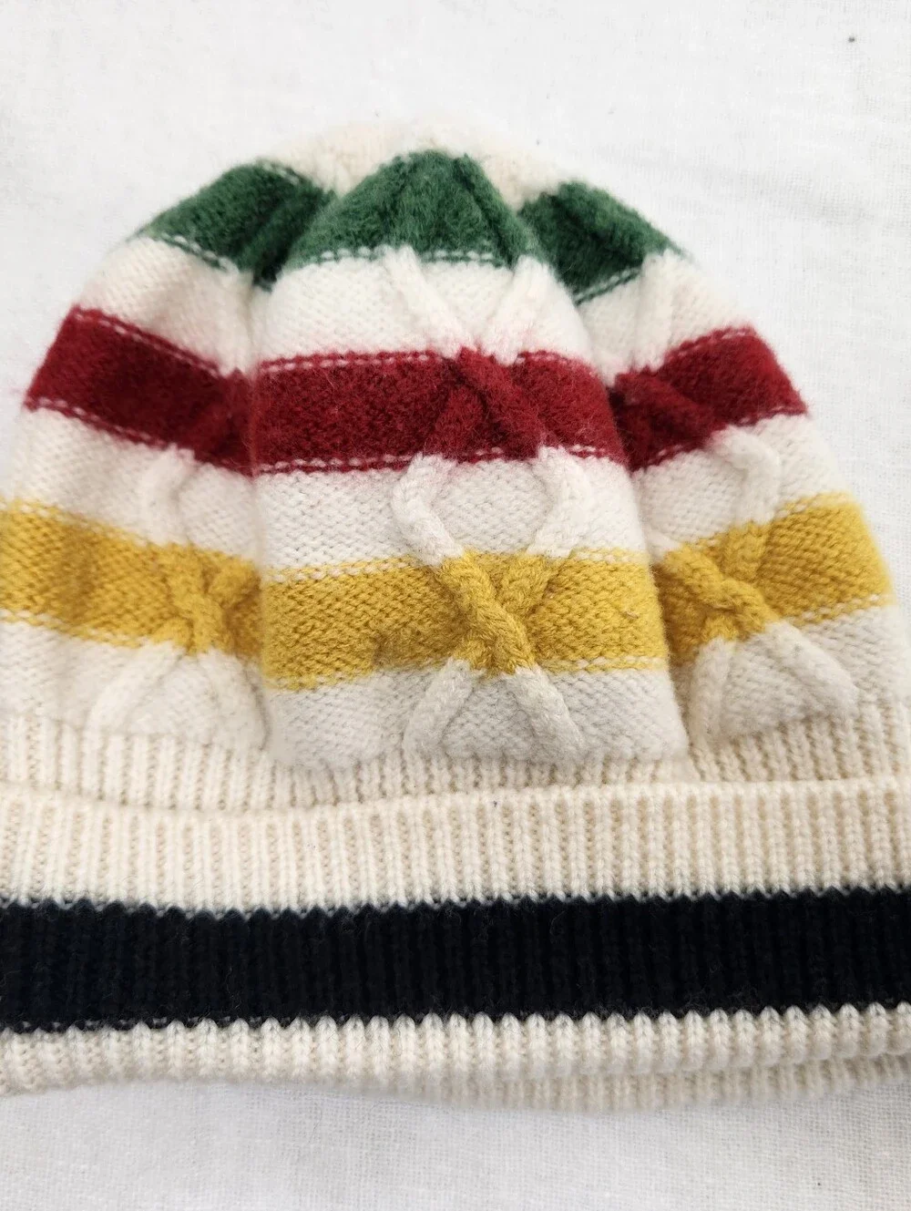 Pendleton Youth OS Merino Wool Striped Knit Beanie (Flaws)